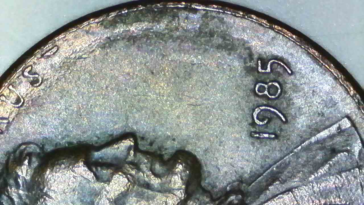 1985-Penny--In-God-We-Trust-On-Rim