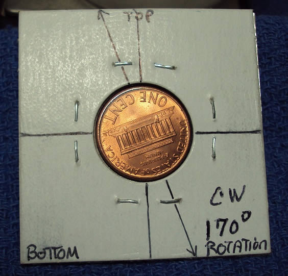 1994-P-Lincoln-Cent-With-Major-Die-Rotation-On-Reverse