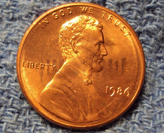 1986-Lincoln-Cent--Die-Clash