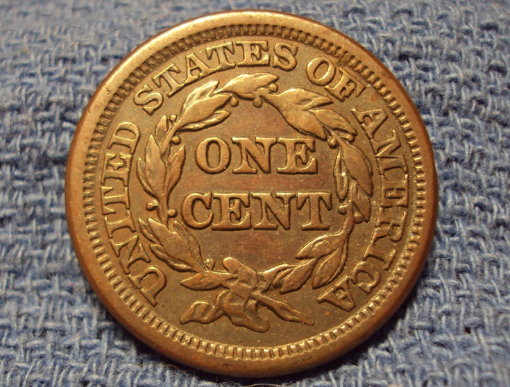 1848-Lg.-Cent,-Looking-For-A-Possible-Grade