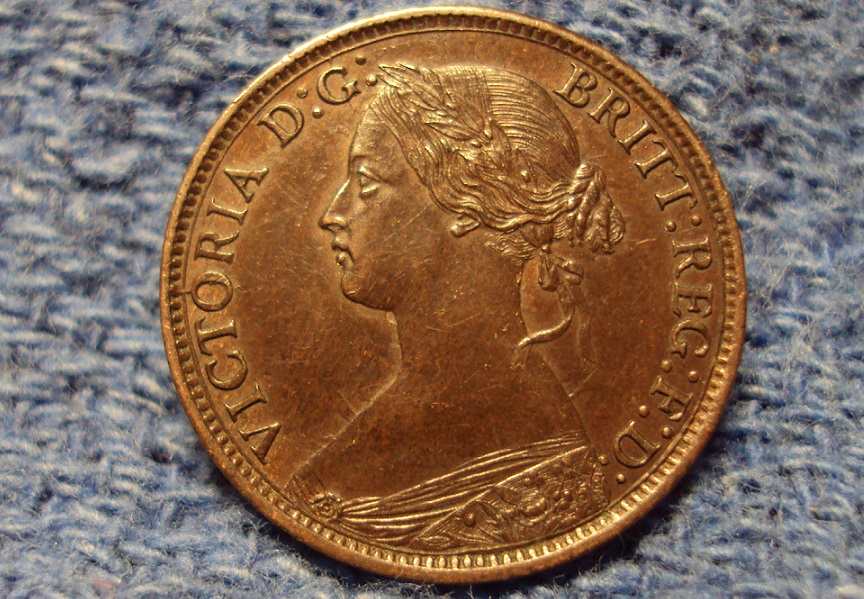 1864-Nova-Scotia-1/2-Cent,-Looking-For-A-Grade-Please.