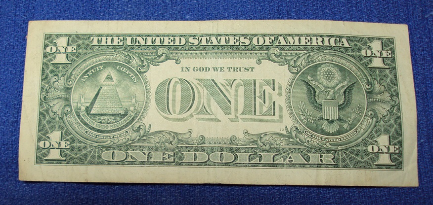 2013-$1.00-Federal-Reserve-Note,-Weird-Color
