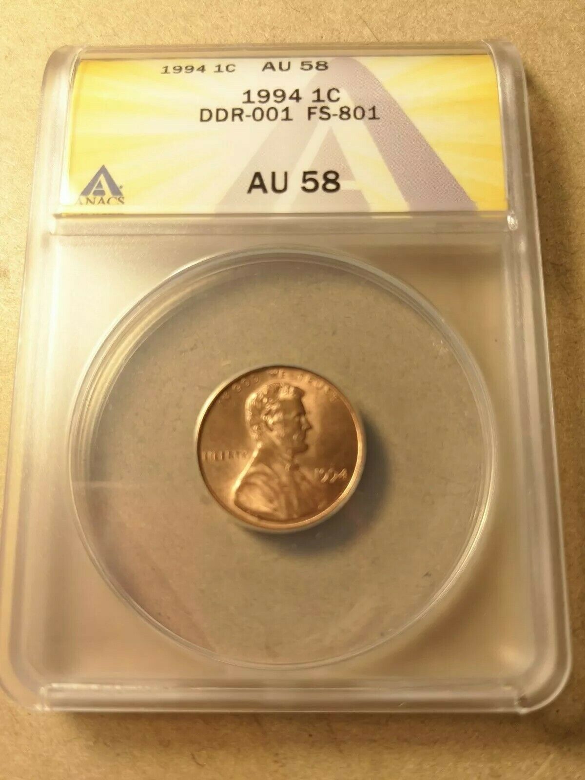 1994-Lincoln-Cent-DDR-001-FS-801