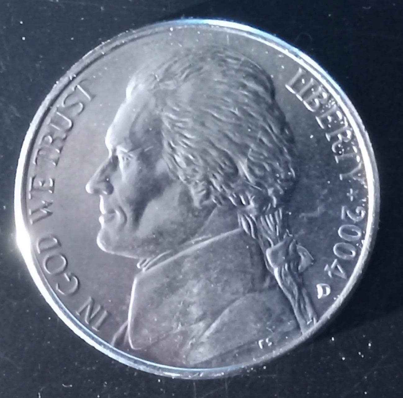 2004-D-Handshake-Nickel-For-Grading