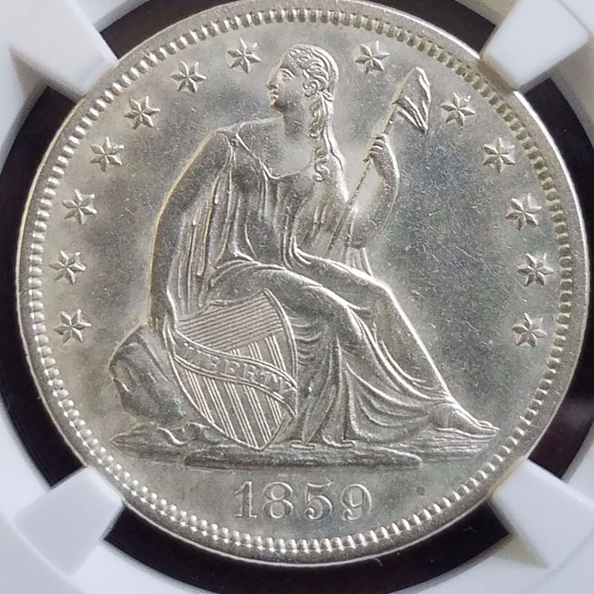 1859-Seated-Half-For-Grade