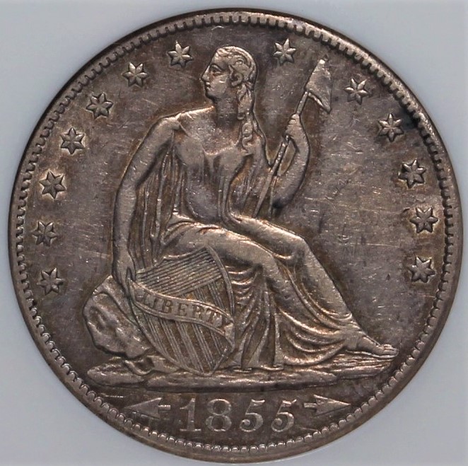 1855-S-Seated-Half-Dollar,-You-Vs-NGC