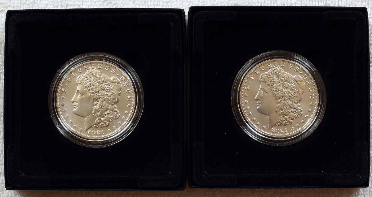 2021-Peace-And-Morgan-Dollars!