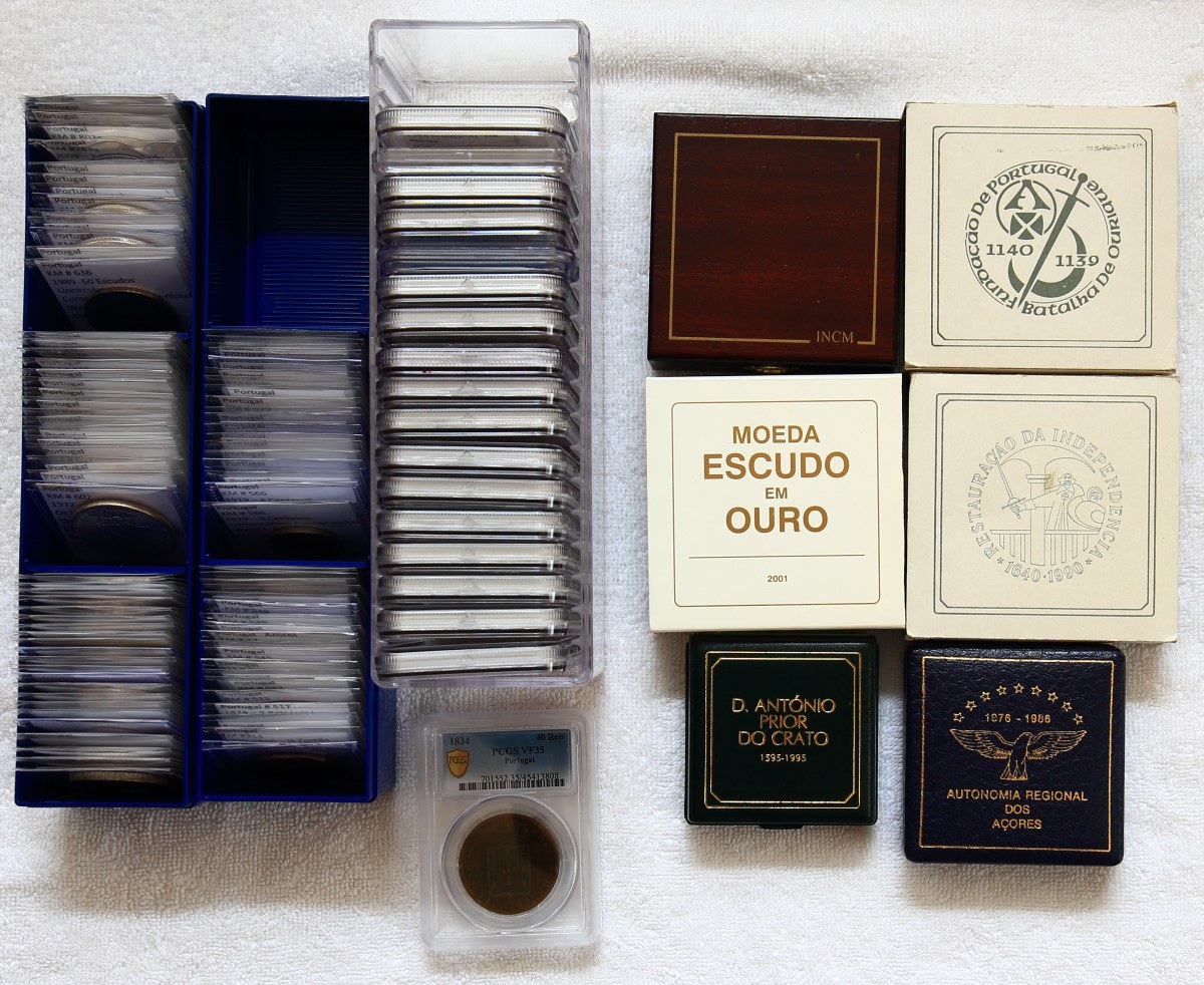 A-Collection-Of-Coins-From-Portugal