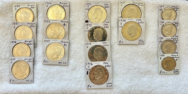 Started-A-Dansco-7172---1878-To-1999-Dollar-Date-Set