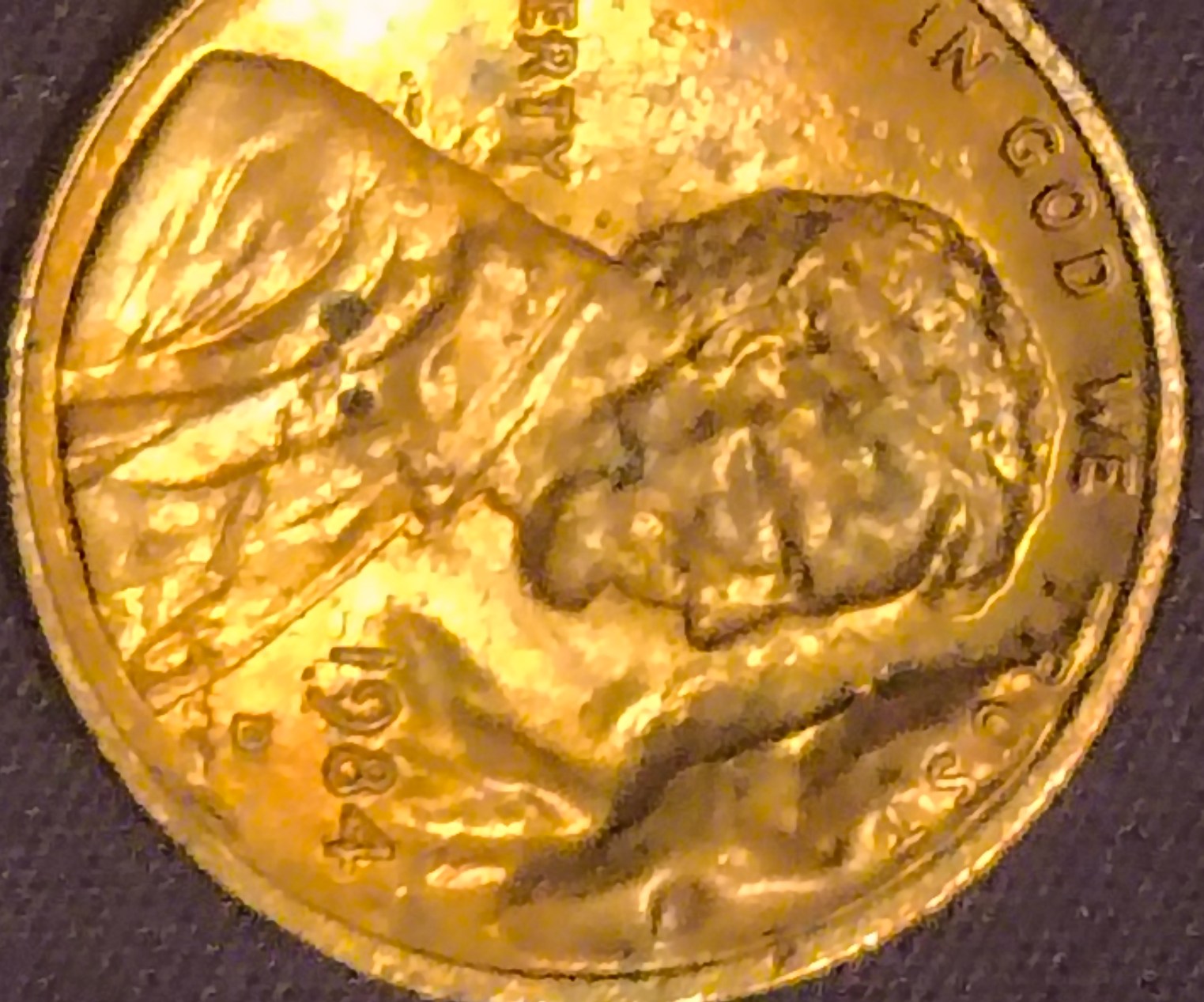 1984-D-Penny-This-I-Believe-Is-Lamanation-Error