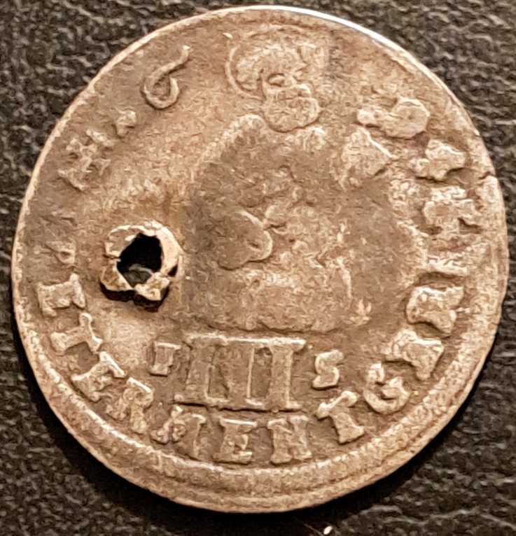 Old-Billon-European-Coin-Id:-17th-Century-3-Albus-From-Trier