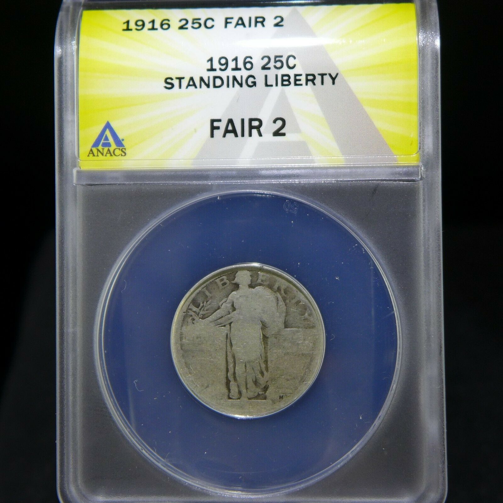 ANACS-No-Legible-Date-1916-Standing-Liberty-Quarter-Sells-For-$1,136!
