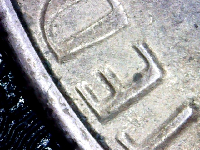Not-Doubling-On-1982-Small-Date-Lmc-Penny,-What-Causes-The-Letters-To-Split
