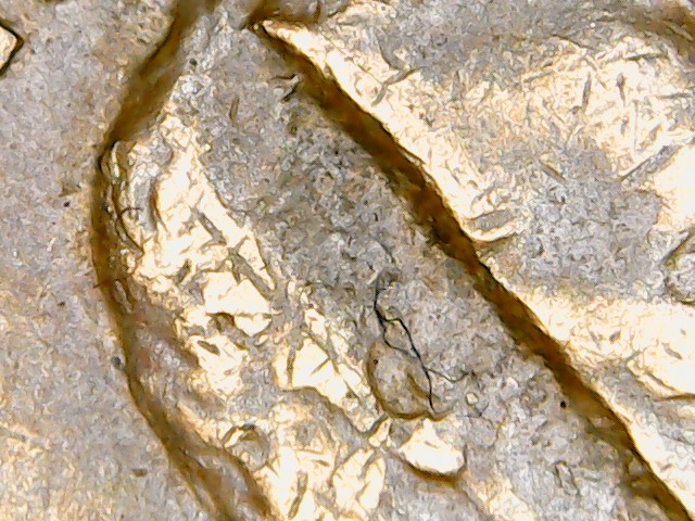 1955-Lincoln-Penny-With-Die-Gouge