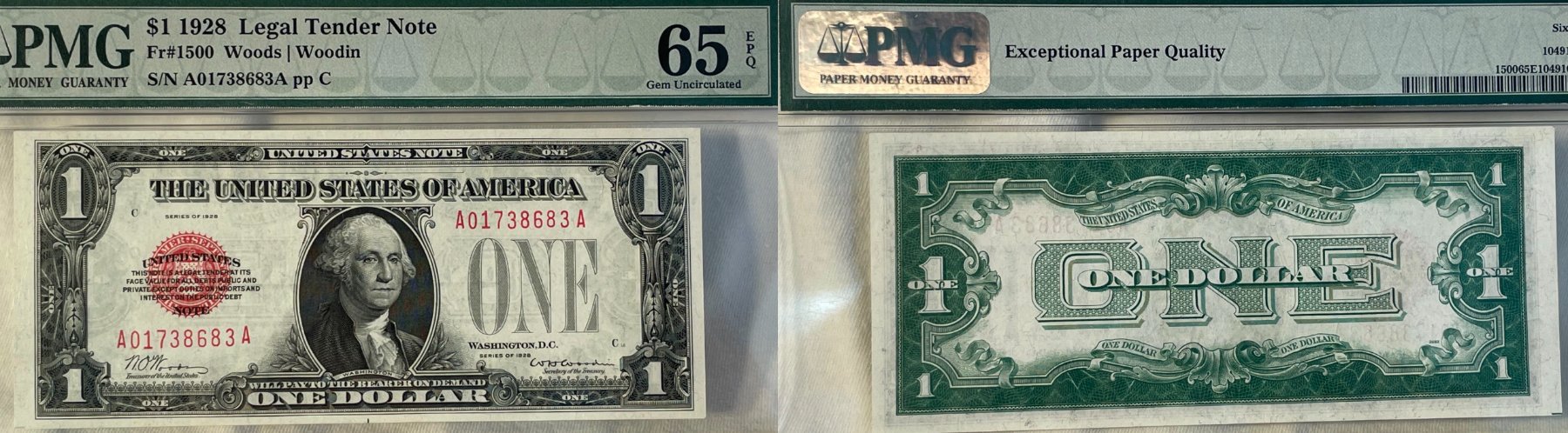 Small-Size-US-Currency-Type-Set---Legal-Tender-Notes