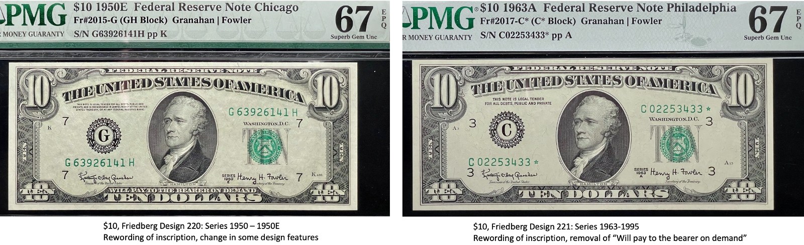Small-Size-Federal-Reserve-Note-Type-Set,-$1-Through-$100