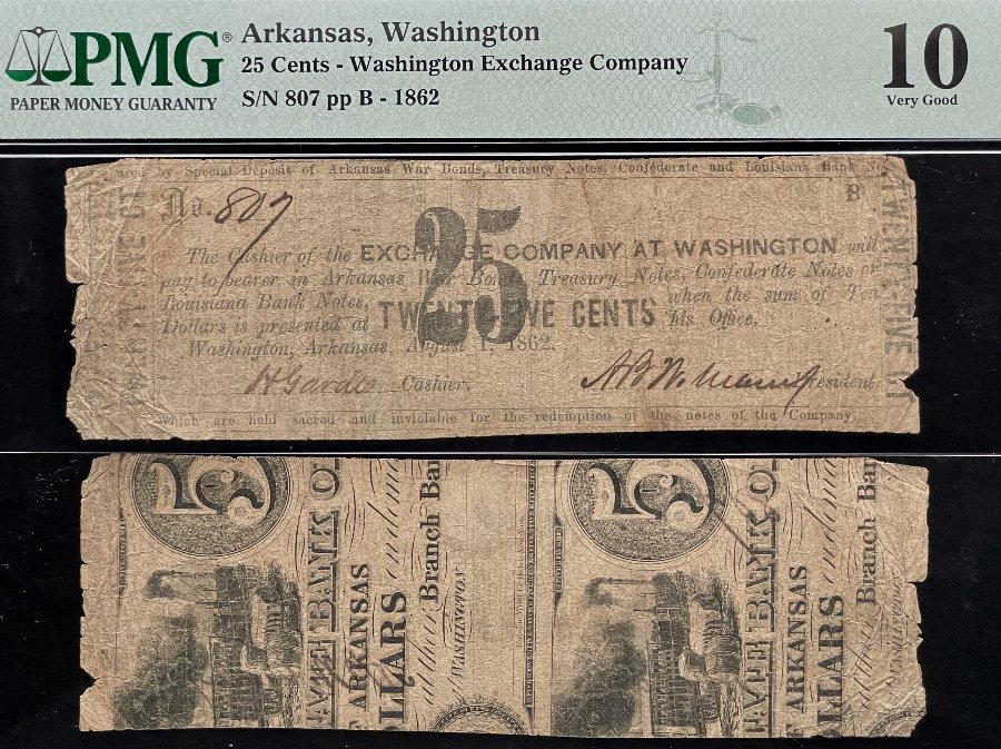 Hokiefan's-Collection-Of-Arkansas-Obsoletes,-Scrip-And-National-Bank-Notes