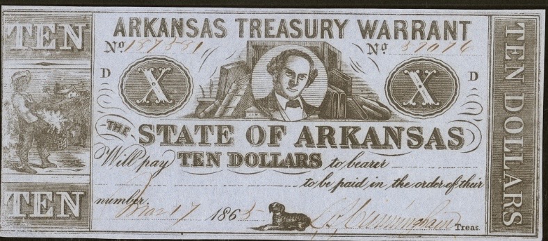 Hokiefan's-Collection-Of-Arkansas-Obsoletes,-Scrip-And-National-Bank-Notes