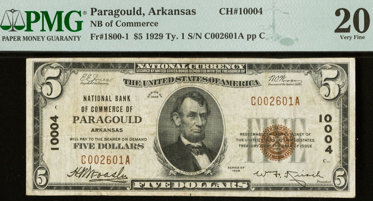 Hokiefan's-Collection-Of-Arkansas-Obsoletes,-Scrip-And-National-Bank-Notes
