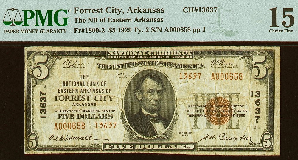 Hokiefan's-Collection-Of-Arkansas-Obsoletes,-Scrip-And-National-Bank-Notes