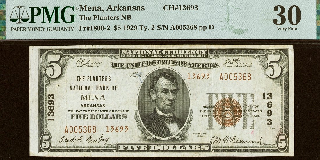 Hokiefan's-Collection-Of-Arkansas-Obsoletes,-Scrip-And-National-Bank-Notes