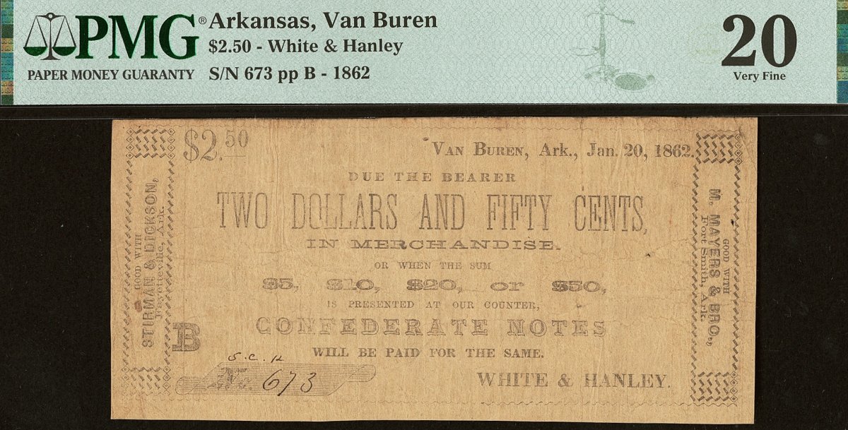 Hokiefan's-Collection-Of-Arkansas-Obsoletes,-Scrip-And-National-Bank-Notes