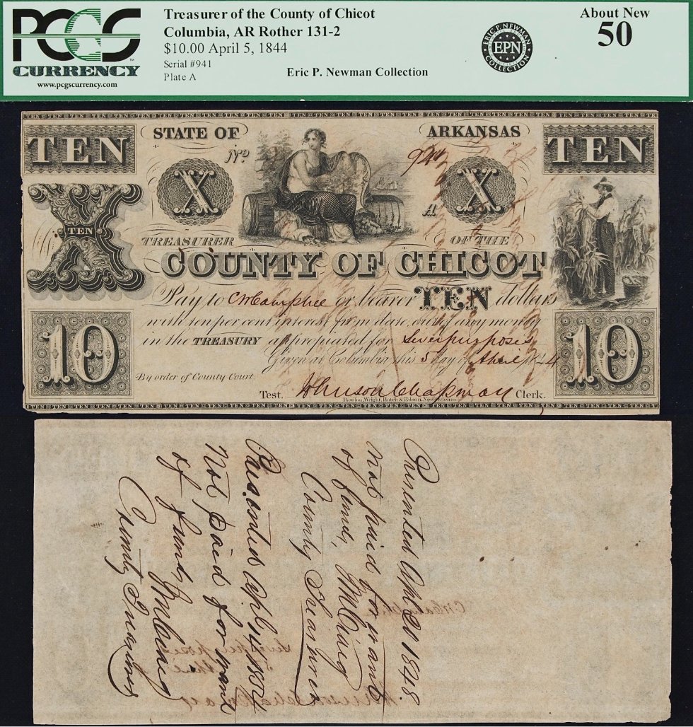 Hokiefan's-Collection-Of-Arkansas-Obsoletes,-Scrip-And-National-Bank-Notes
