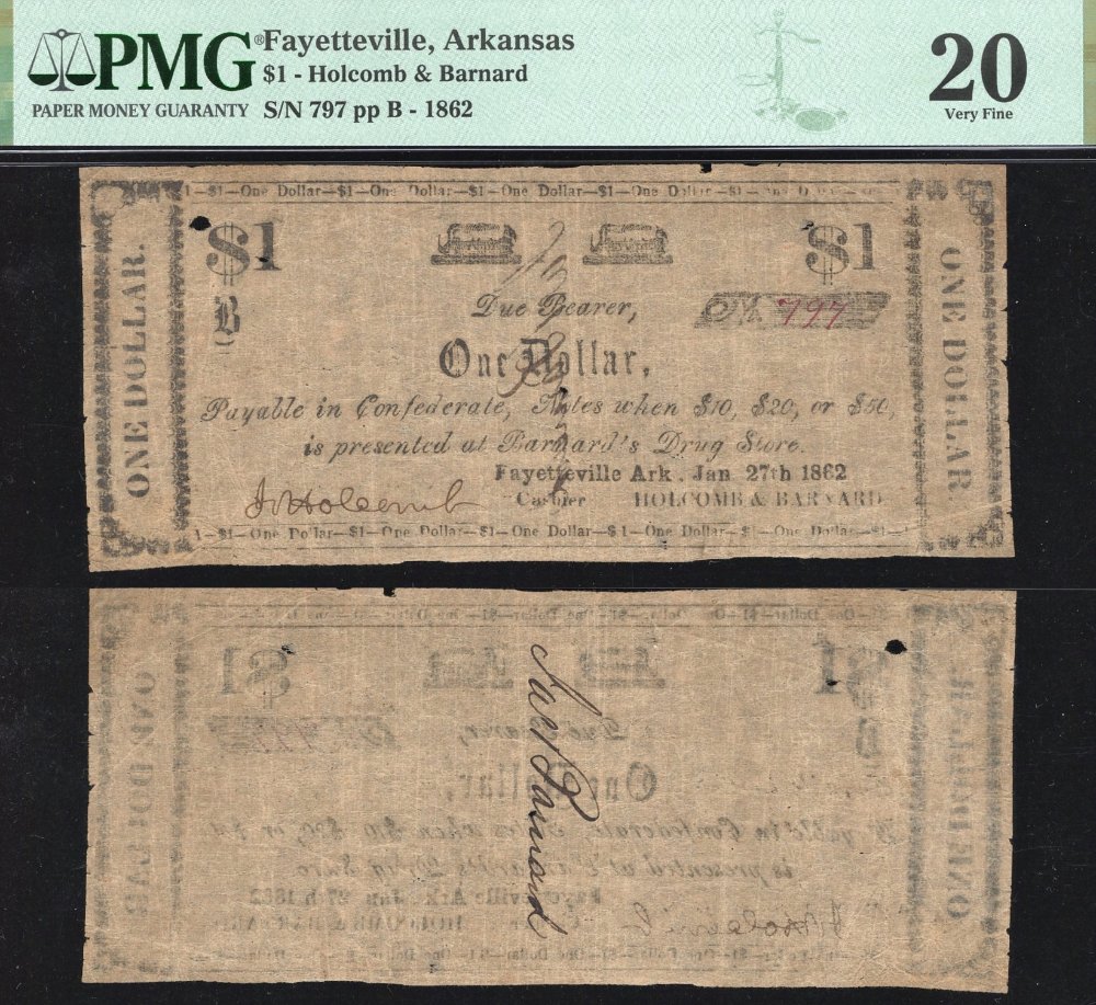 Hokiefan's-Collection-Of-Arkansas-Obsoletes,-Scrip-And-National-Bank-Notes