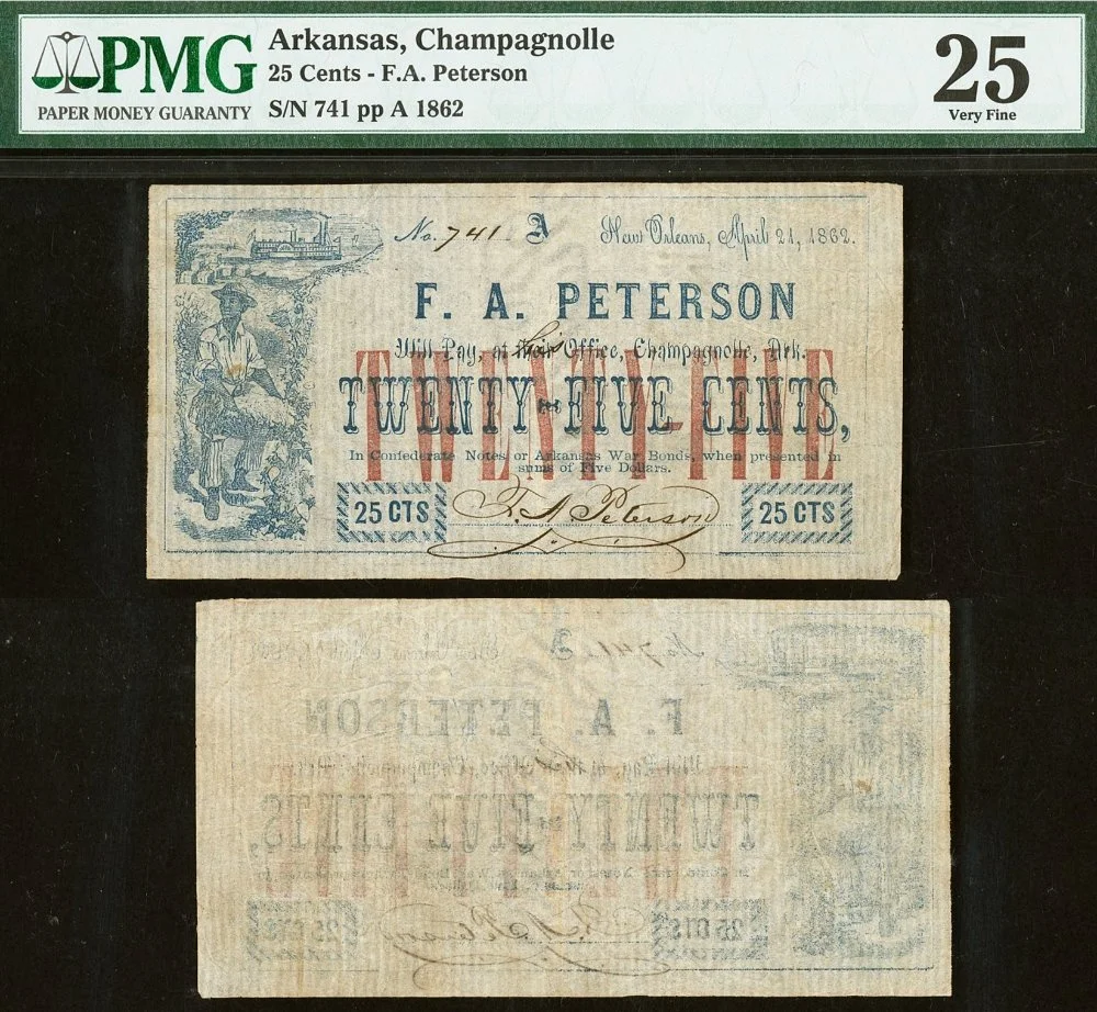 Hokiefan's-Collection-Of-Arkansas-Obsoletes,-Scrip-And-National-Bank-Notes