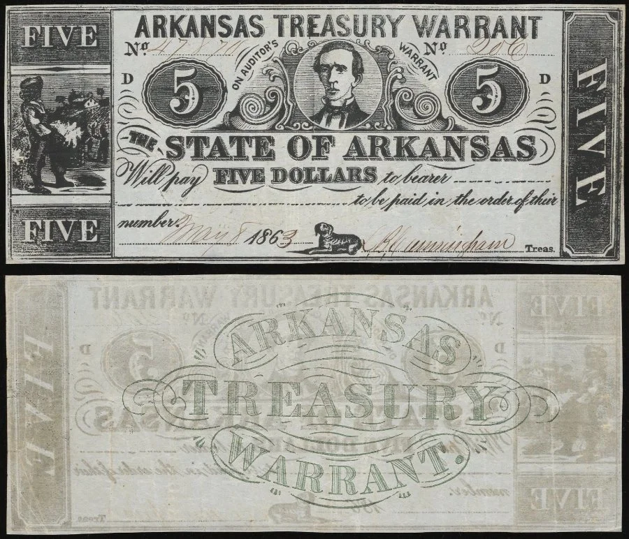 Hokiefan's-Collection-Of-Arkansas-Obsoletes,-Scrip-And-National-Bank-Notes