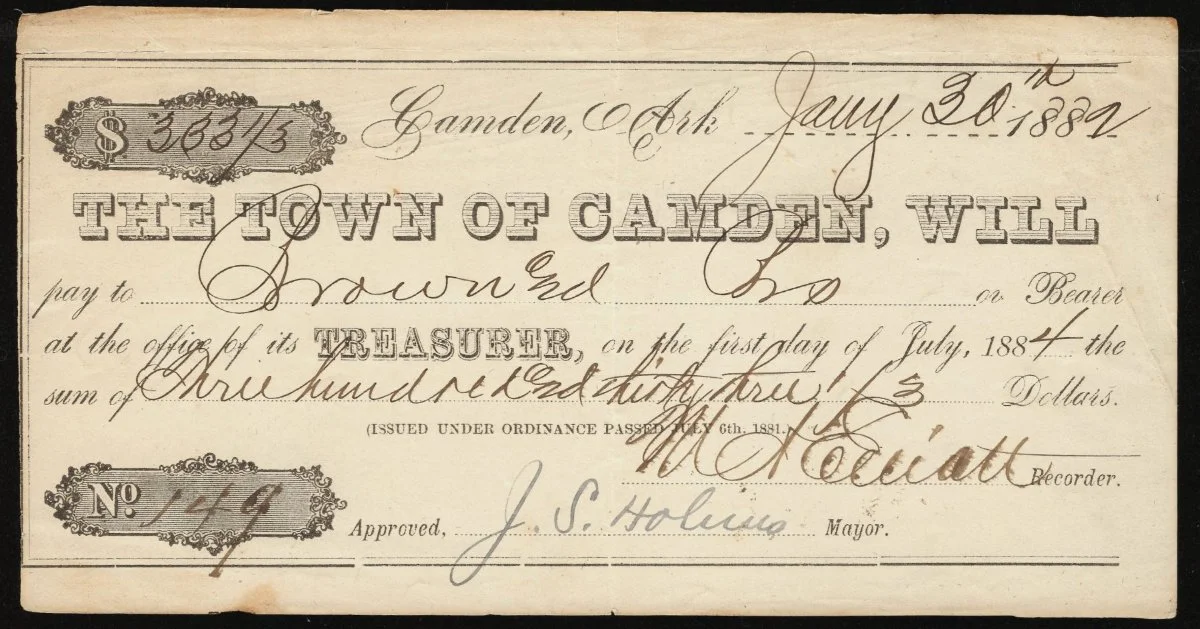 Hokiefan's-Collection-Of-Arkansas-Obsoletes,-Scrip-And-National-Bank-Notes