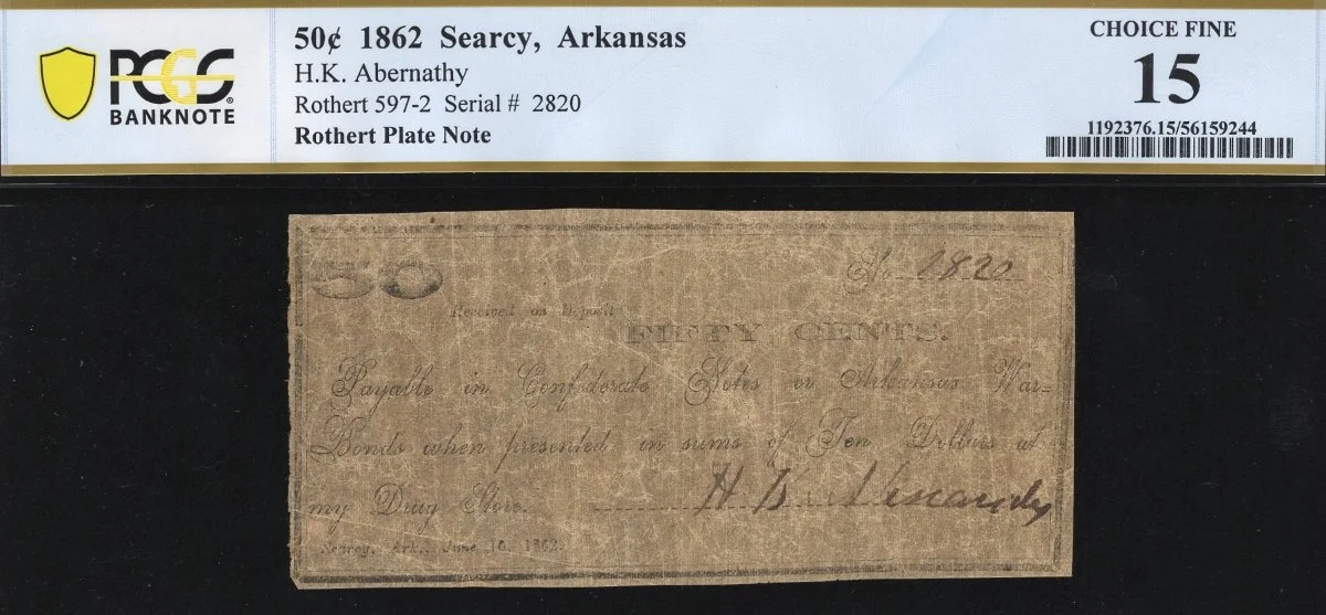 Hokiefan's-Collection-Of-Arkansas-Obsoletes,-Scrip-And-National-Bank-Notes