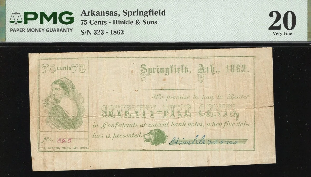Hokiefan's-Collection-Of-Arkansas-Obsoletes,-Scrip-And-National-Bank-Notes