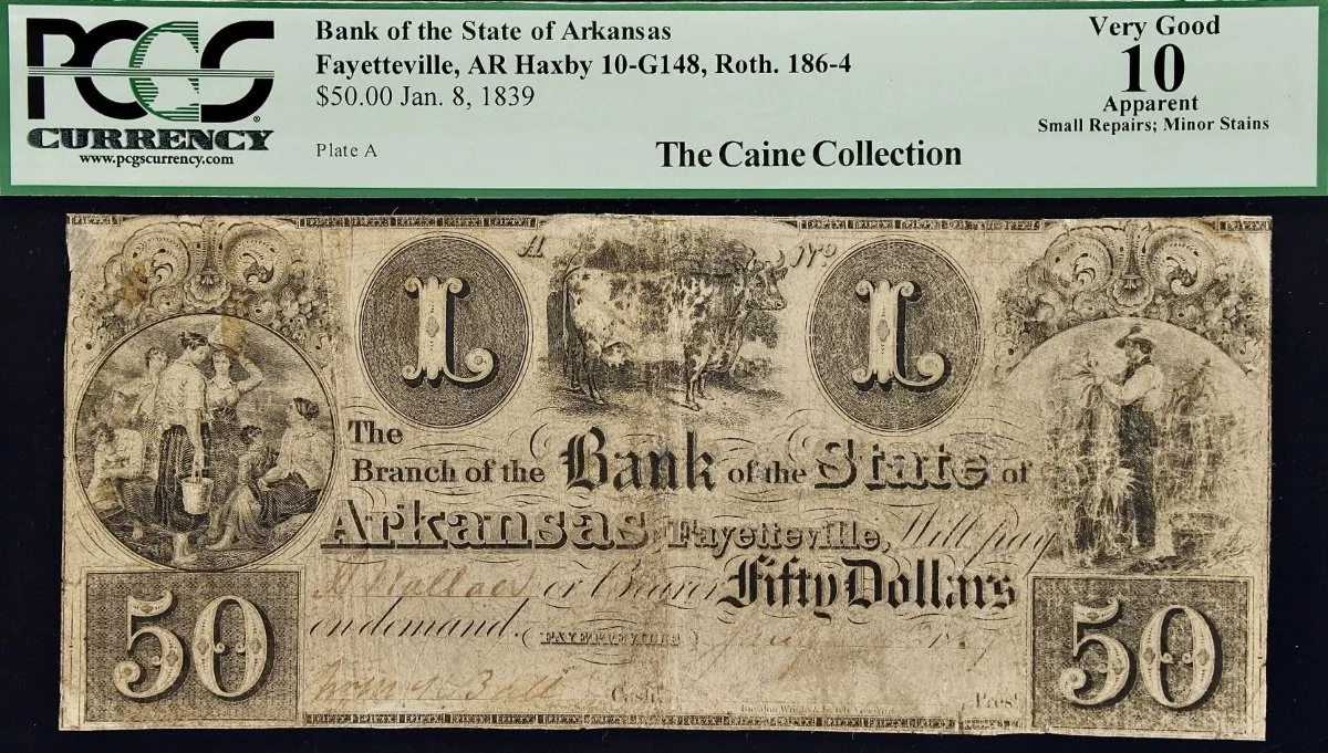 Hokiefan's-Collection-Of-Arkansas-Obsoletes,-Scrip-And-National-Bank-Notes