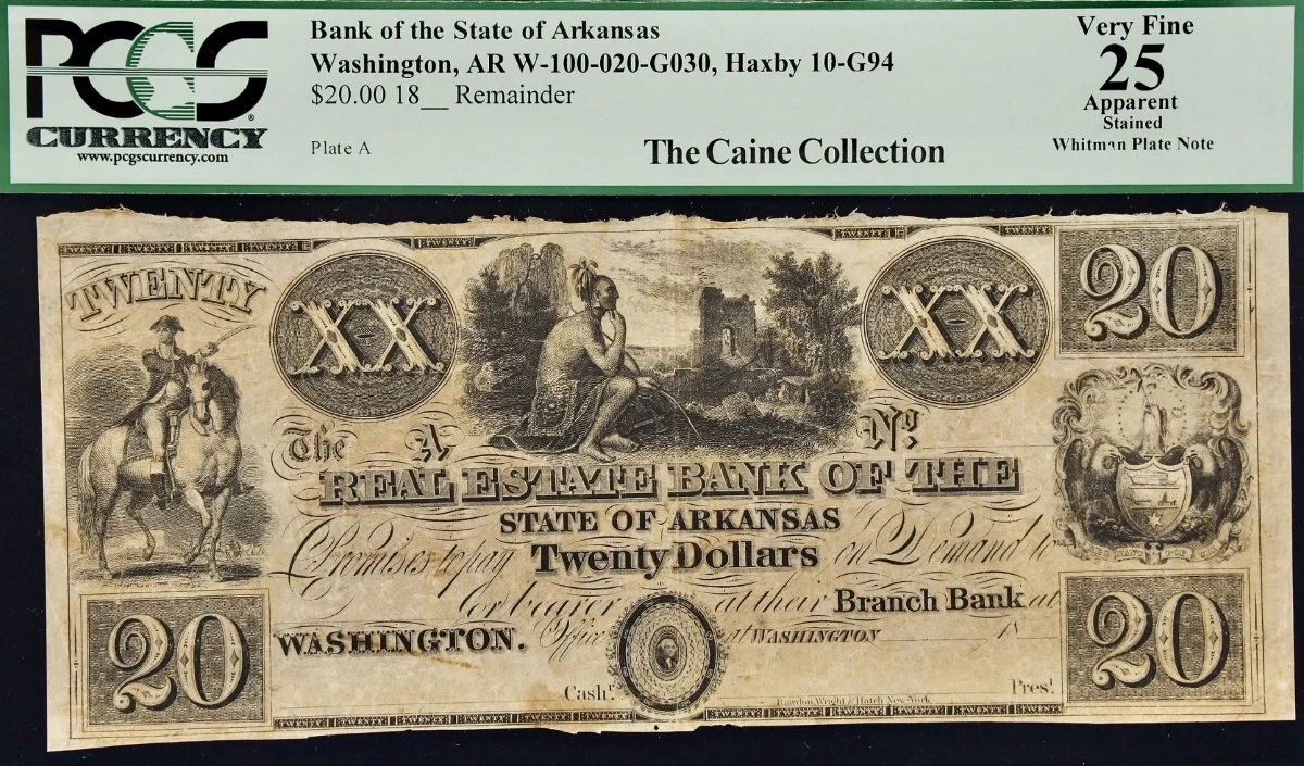 Hokiefan's-Collection-Of-Arkansas-Obsoletes,-Scrip-And-National-Bank-Notes