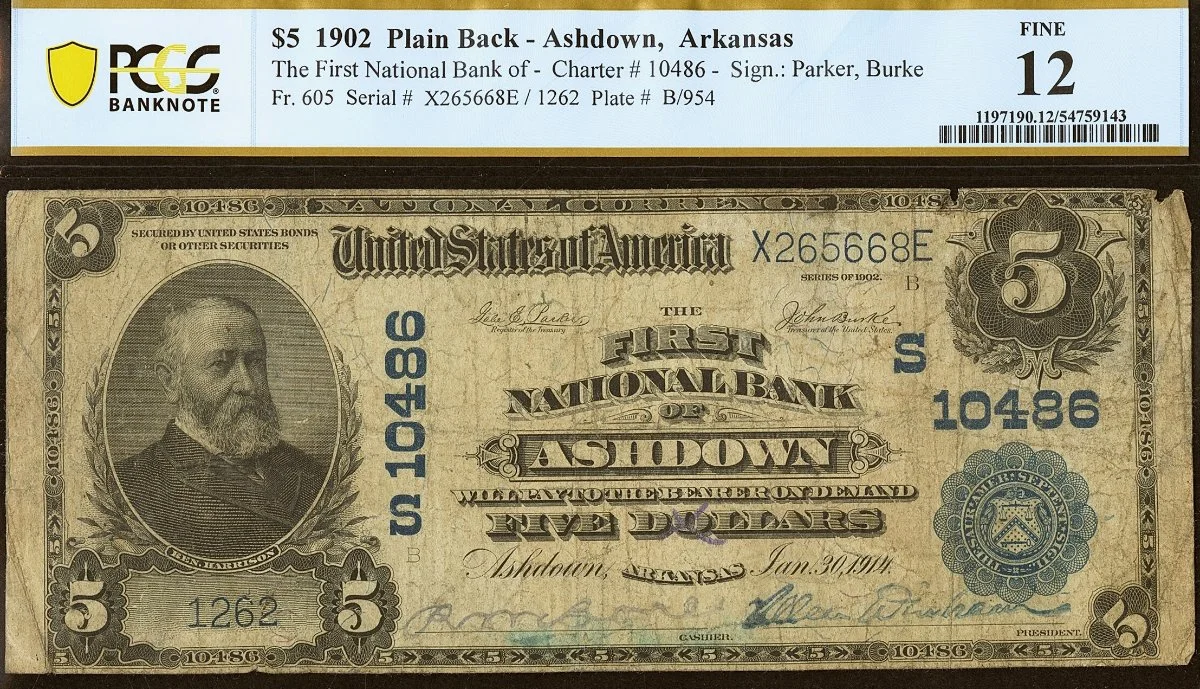 Hokiefan's-Collection-Of-Arkansas-Obsoletes,-Scrip-And-National-Bank-Notes
