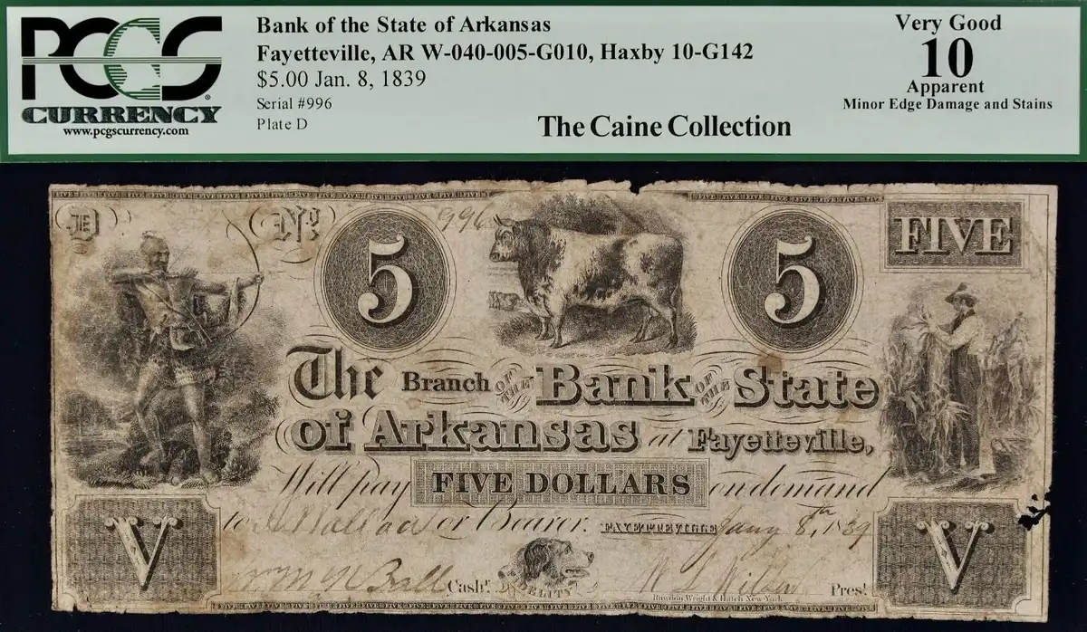 Hokiefan's-Collection-Of-Arkansas-Obsoletes,-Scrip-And-National-Bank-Notes