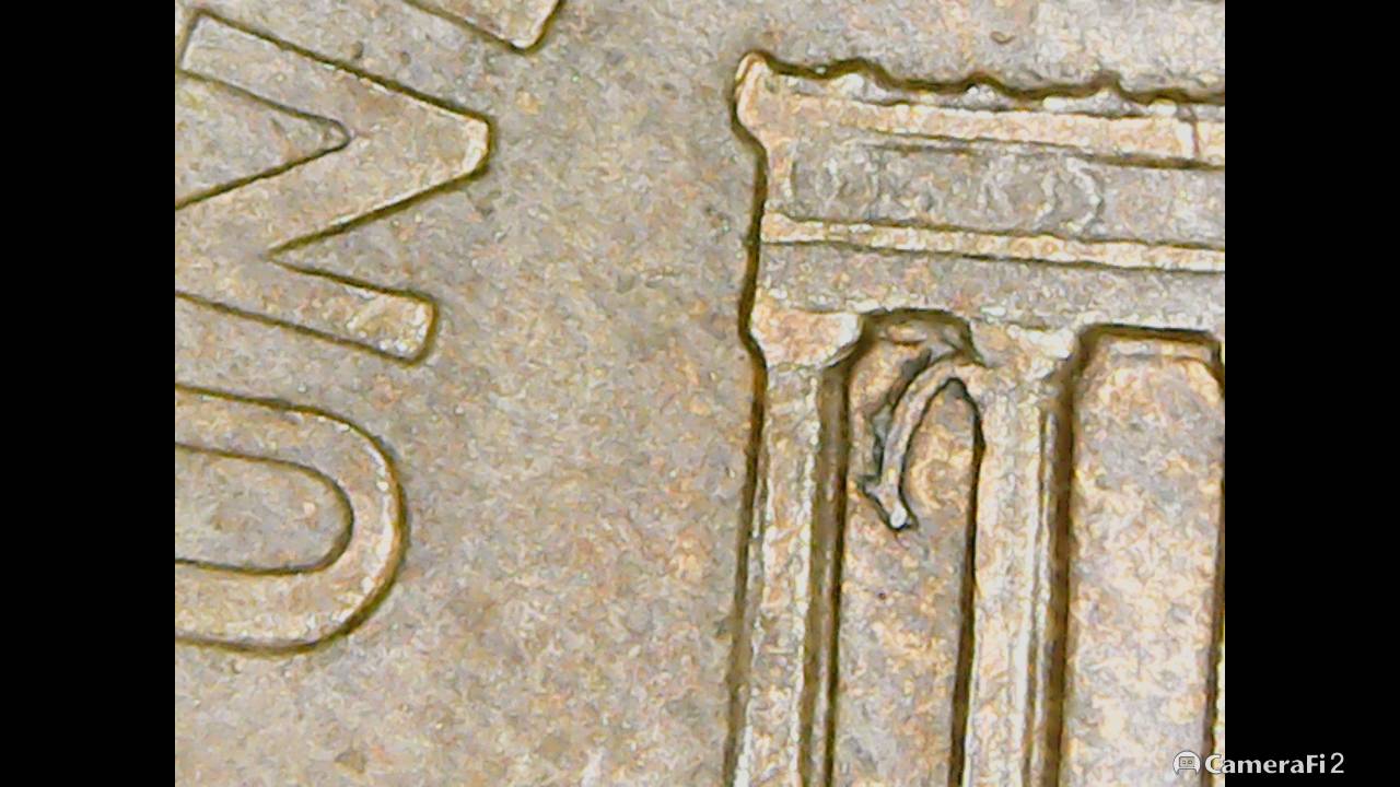 1999-Penny-With-A-Mark-I-Have-Not-Seen-On-Far-Left-Between-The-Columns..