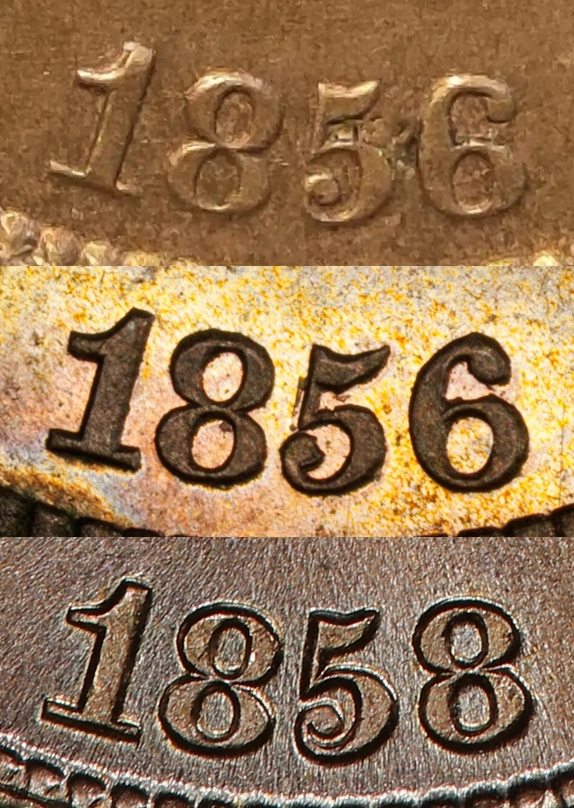 US-1-Cent-1856-Altered-From-1858?