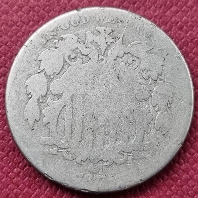 1871-Shield-Nickel---Tough-Find