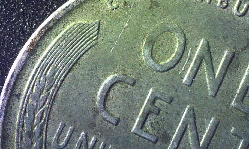 1943-P-Lincoln-Wheat-Cent-----Steel-W/Full-Stalks