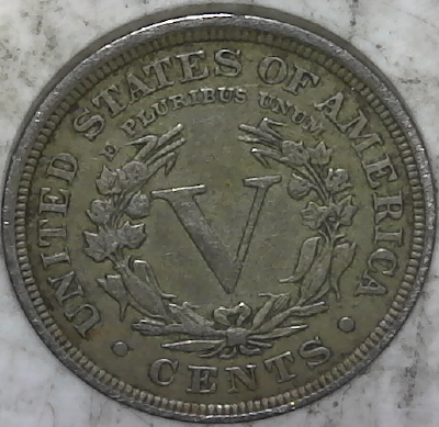 1899-V-Nickel-Found-At-Work-Today