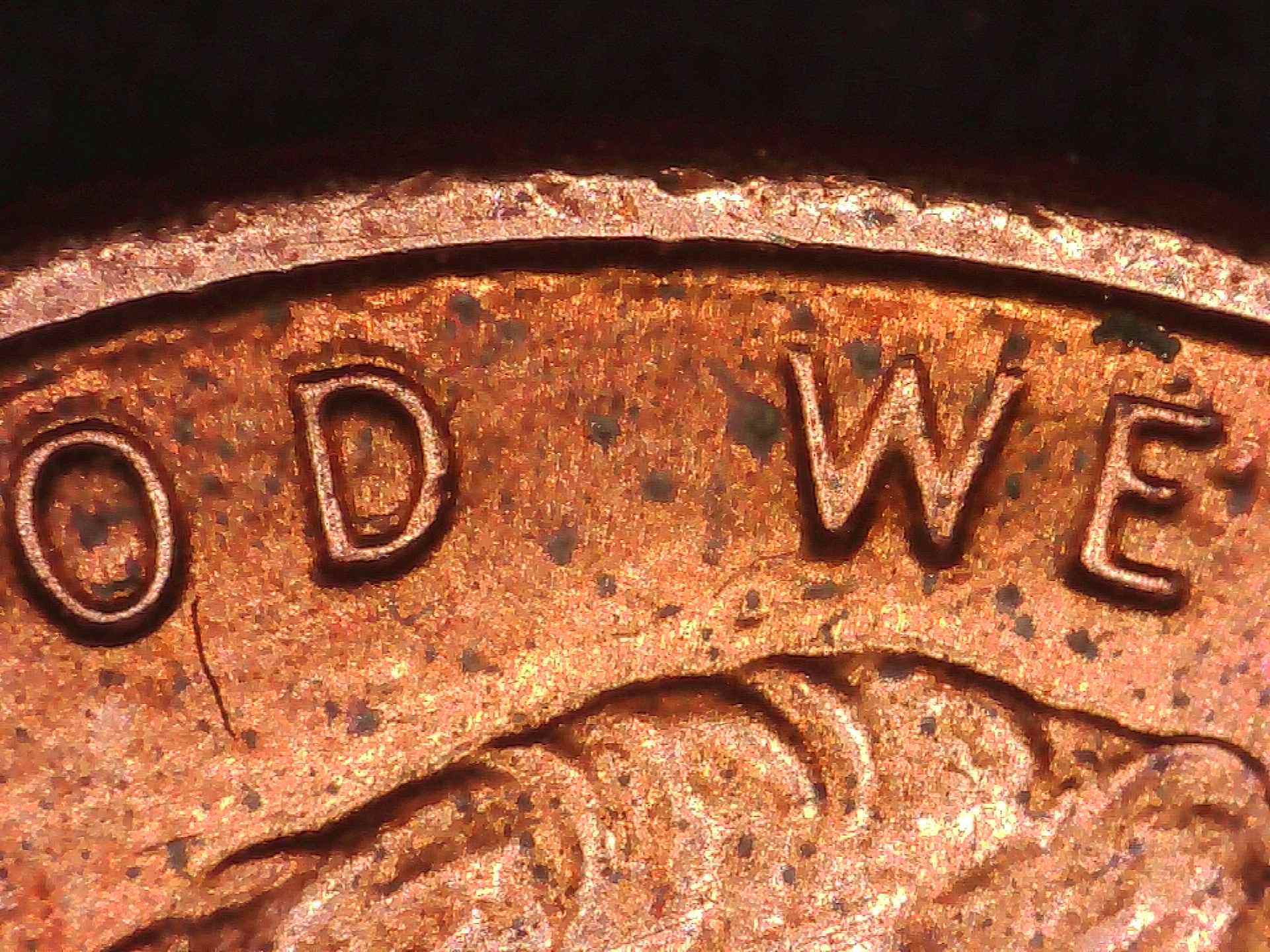 1988-D-Lincoln-One-Cent---DDO,-Plating-Error-&-Incomplete-Letters-In-Motto
