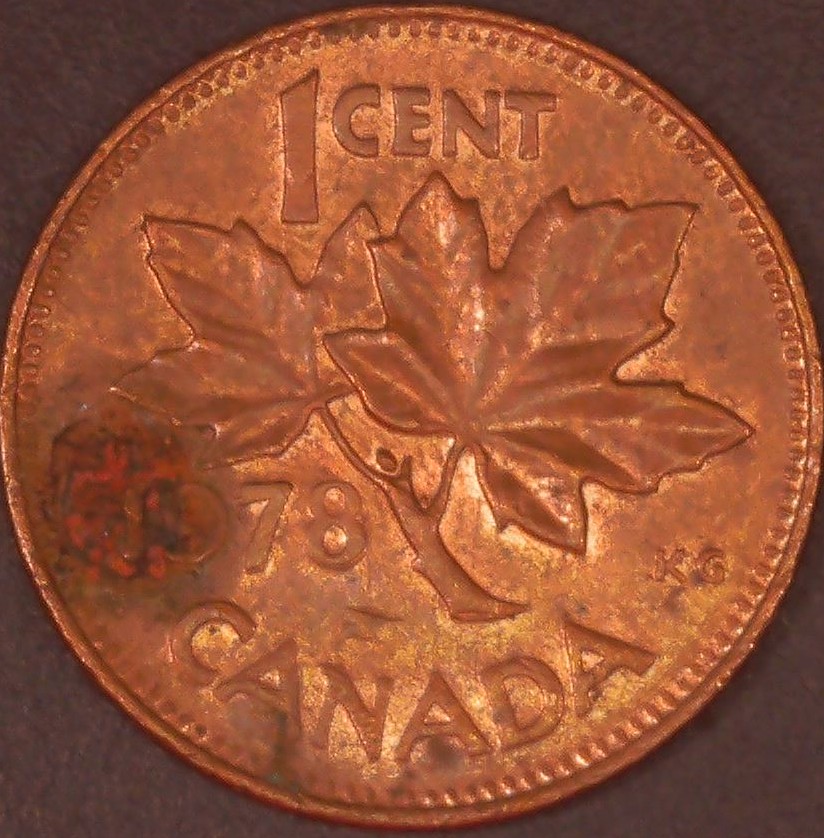 1978-Canadian-Cent-Ejection-Error-?