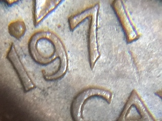 Dot-On-1971-Canadian-Cent-?
