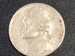 1969-D-Nickle--Monticello-Roof-Damaged