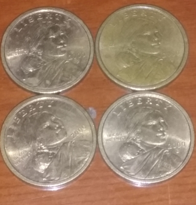 2000-D-Sacagawea-Experimental-Rinse-Dollar-?-D?
