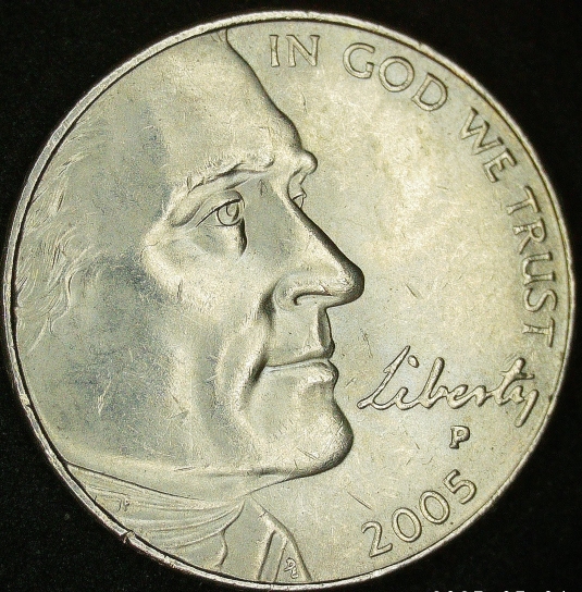 2005-P-Nickel-Bison-Die-Chip-In-4-Places