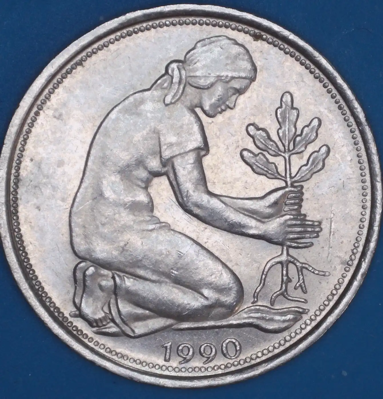 1990-F-50-Pfennig-Doubling?-Deutschland