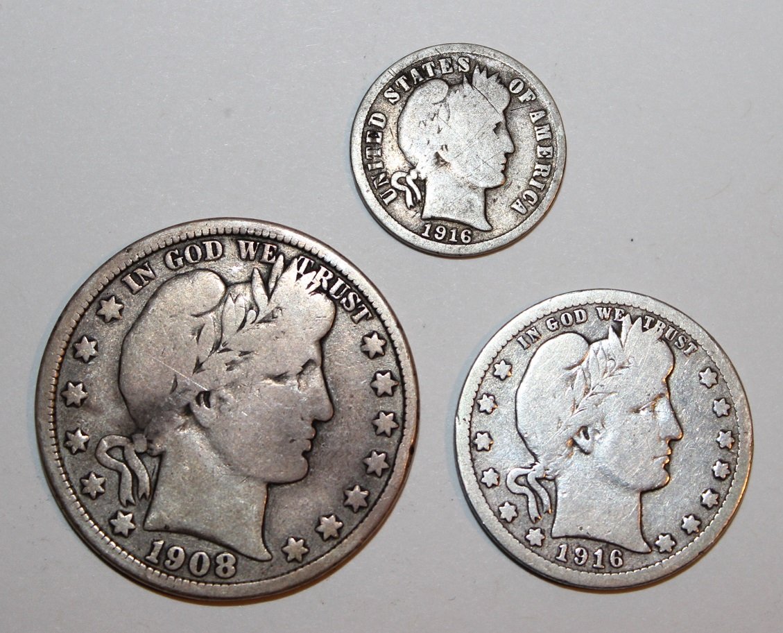 Barber-Dime,-Quarter-And-Half:-Are-They-Real?